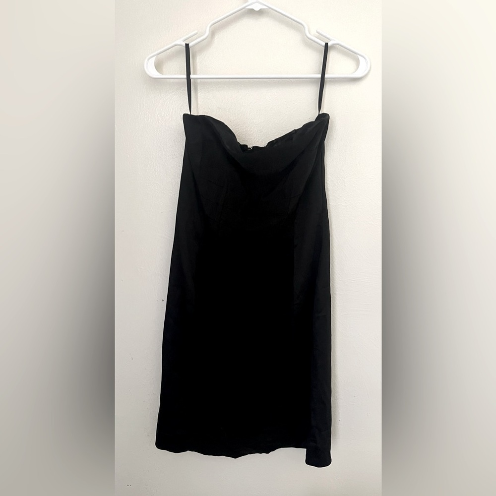 Ann Taylor Elegant Strapless Black Cocktail Bar